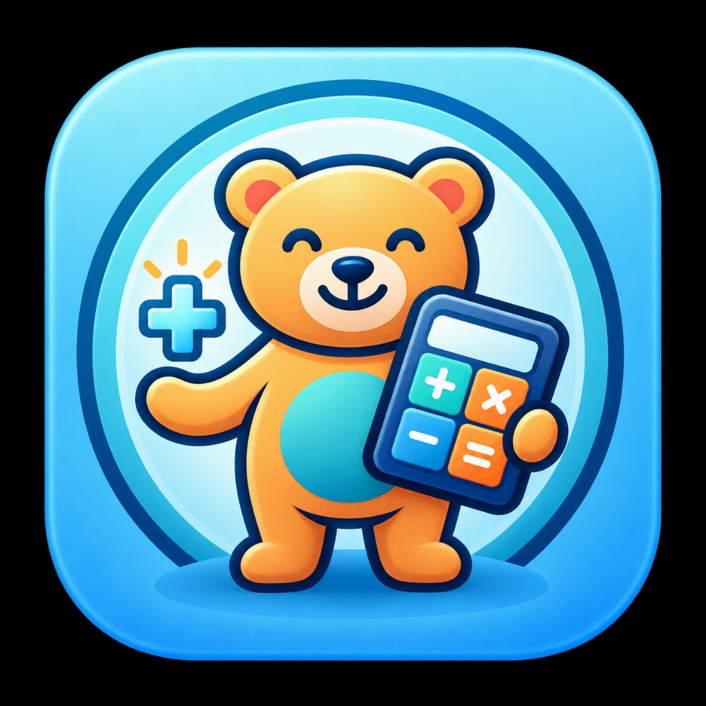 PaedsCalc Doctor Bear Logo